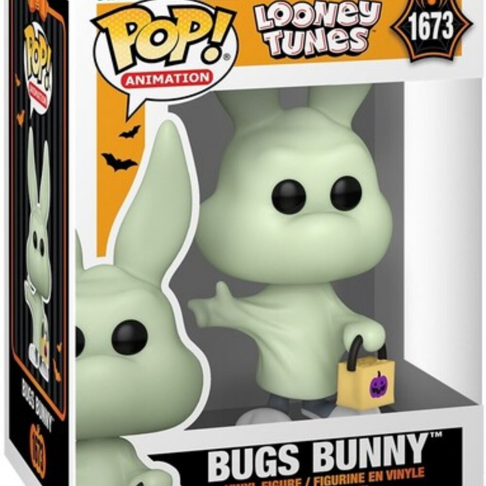 NEW/MINT FUNKO POP! Looney Tunes Halloween - Bugs Bunny As A Ghost #1673